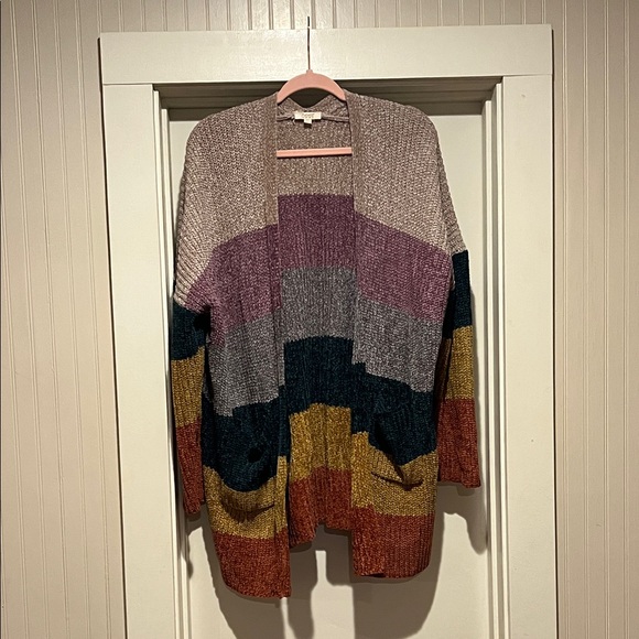 ODDY Sweaters - ODDY Women's Colorblock Cardigan